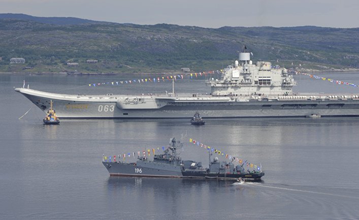 Российский авианесущий крейсер «Адмирал Кузнецов»