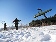 Тренировка ракетных и артиллерийских подразделений пятой армии ВВО в Приморском крае Тренировка ракетных и артиллерийских подразделений пятой армии ВВО в Приморском крае