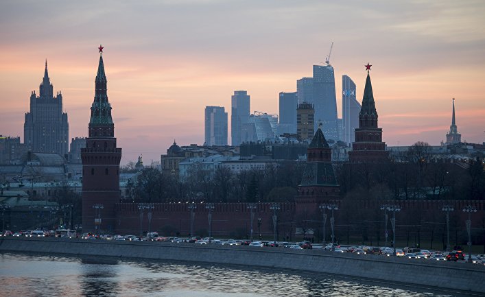 Вид на Московский Кремль