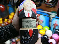 Матрешки с портретом Дональда Трампа продаются в Москве Матрешки с портретом Дональда Трампа продаются в Москве