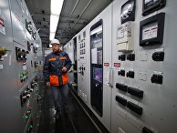Пульт управления мобильной газотурбинной электростанции на площадке «Западно-Крымская» Пульт управления мобильной газотурбинной электростанции на площадке «Западно-Крымская»