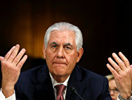 Кандидат на пост госсекретаря США Рекс Тиллерсон на сенатских слушаниях Кандидат на пост госсекретаря США Рекс Тиллерсон на сенатских слушаниях