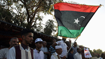 Акции протеста во время демонстрации в Бенгази