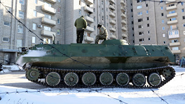 Украинские военнослужащие в Авдеевке