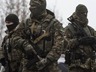 Украинские военнослужащие в Авдеевке Украинские военнослужащие в Авдеевке
