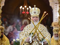 Рождественское богослужение в храме Христа Спасителя Рождественское богослужение в храме Христа Спасителя