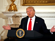 Президент США Дональд Трамп в Белом доме Президент США Дональд Трамп в Белом доме