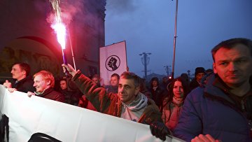 Акция протеста против новых налогов и повышения тарифов на коммунальные услуги в Минске