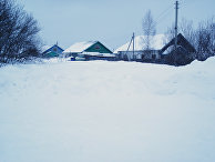 Снежные завалы под Тверью