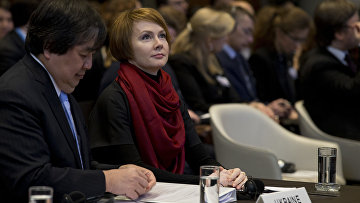 Заместитель министра иностранных дел по вопросам европейской интеграции Елена Зеркаль