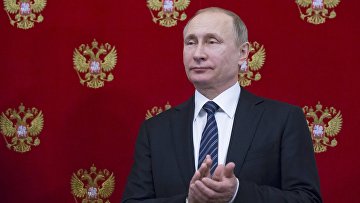 Президент России Владимир Путин в Кремле