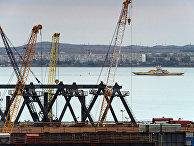 Строительство моста через Керченский пролив в Крыму Строительство моста через Керченский пролив в Крыму