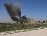 Последствия ракетного удара США по авиабазе в Сирии Последствия ракетного удара США по авиабазе в Сирии