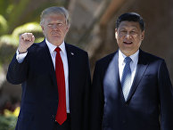 Президент США Дональд Трамп и председатель КНР Си Цзиньпин Президент США Дональд Трамп и председатель КНР Си Цзиньпин