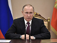 Президент РФ Владимир Путин проводит совещание с постоянными членами Совета безопасности РФ. 31 марта 2017