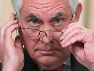 Государственный секретарь США Рекс Тиллерсон во время визита в Москву. 12 апреля 2017 года Государственный секретарь США Рекс Тиллерсон во время визита в Москву. 12 апреля 2017 года