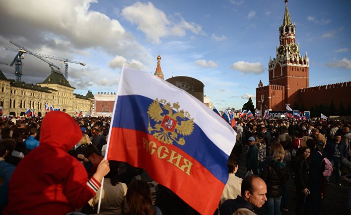 Концерт в честь Дня России на Красной площади