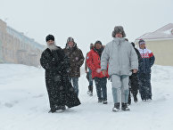 Дмитрий Рогозин в городе Баренцбург на архипелаге Шпицберген Дмитрий Рогозин в городе Баренцбург на архипелаге Шпицберген