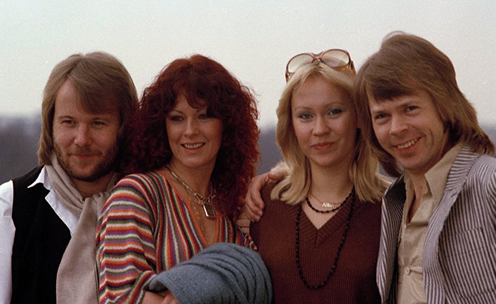 16 февраля 1978 года. ABBA перед премьерой фильма «ABBA — The Movie».