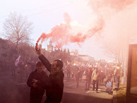 Акция протеста в Тбилиси, Грузия Акция протеста в Тбилиси, Грузия