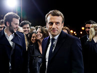 Лидер движения «En Marche» Эммануель Макрон Лидер движения «En Marche» Эммануель Макрон
