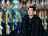 Президент Филиппин Родриго Дутерте, прибывший в Москву с официальным визитом, в московском аэропорту "Внуково-2". 22 мая 2017 Президент Филиппин Родриго Дутерте, прибывший в Москву с официальным визитом, в московском аэропорту "Внуково-2". 22 мая 2017