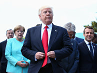 Президент США Дональд Трамп на саммите G7 Президент США Дональд Трамп на саммите G7