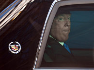 Президент США Дональд Трамп после встречи в Брюсселе с лидерами Европейского совета Президент США Дональд Трамп после встречи в Брюсселе с лидерами Европейского совета