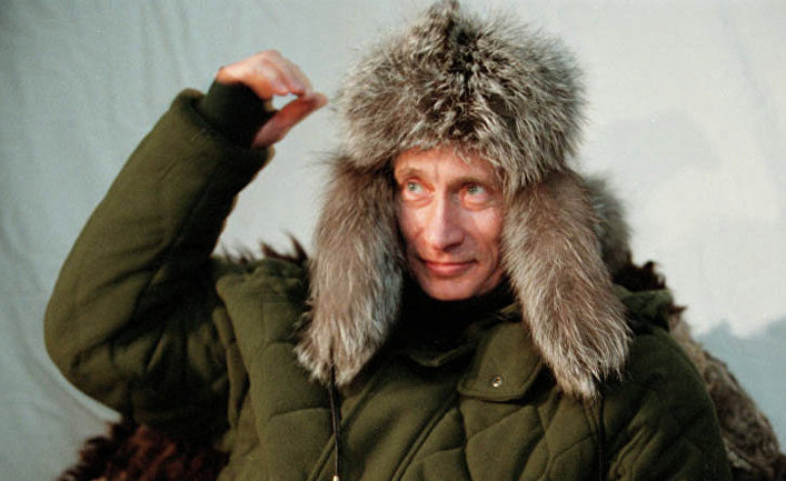 Владимир Путин во время ланча в Завидово. 2003 год