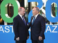 Президент РФ Владимир Путин и президент Казахстана Нурсултан Назарбаев Президент РФ Владимир Путин и президент Казахстана Нурсултан Назарбаев