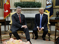 Встреча президента США Дональда Трампа и президента Украины Петра Порошенко в Белом доме Встреча президента США Дональда Трампа и президента Украины Петра Порошенко в Белом доме