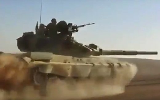 Погоня в пустыне на Т-90 Погоня в пустыне на Т-90