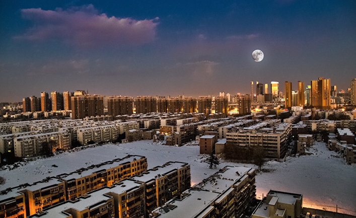 25 ноября 2015. Город Чжэнчжоу в китайской провинции Хэнань