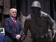 Президент США Дональд Трамп во время визита в Варшаву. 6 июля 2017 Президент США Дональд Трамп во время визита в Варшаву. 6 июля 2017