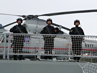Военнослужащие фрегата "Юньчэн" военно-морских сил Китая, прибывший в порт Балтийска для участия в российско-китайских учениях "Морское взаимодействие – 2017" Военнослужащие фрегата "Юньчэн" военно-морских сил Китая, прибывший в порт Балтийска для участия в российско-китайских учениях "Морское взаимодействие – 2017"