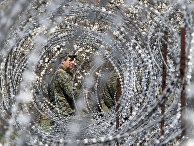 Грузинские пограничники патрулируют границу с Южной Осетией в районе села Хурвалети Грузинские пограничники патрулируют границу с Южной Осетией в районе села Хурвалети