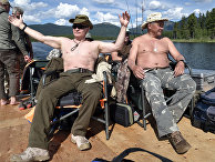 Президент РФ В. Путин провел отпуск в Республике Тыва Президент РФ В. Путин провел отпуск в Республике Тыва