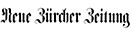 Neue Zuercher Zeitung logo