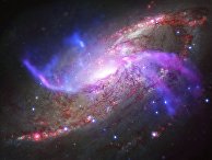 Спиральная галактика NGC 4258
