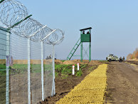 Участок границы Украины с Россией