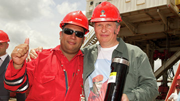 Визит главы компании ОАО "НК "Роснефть" Игоря Сечина в Венесуэлу