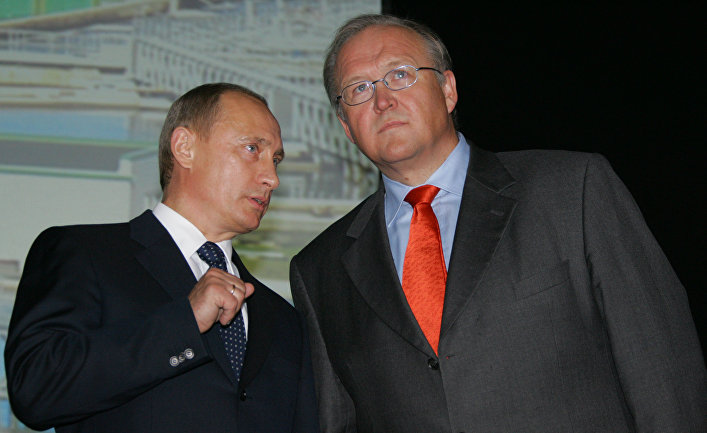 Владимир Путин и премьер-министр Швеции Йоран Перссон