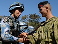 Сухопутная фаза российско-китайских учений "Морское взаимодействие - 2017" Сухопутная фаза российско-китайских учений "Морское взаимодействие - 2017"