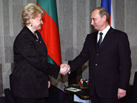Встреча премьер-министра РФ Владимира Путина с президентом Литвы Далией Грибаускайте Встреча премьер-министра РФ Владимира Путина с президентом Литвы Далией Грибаускайте