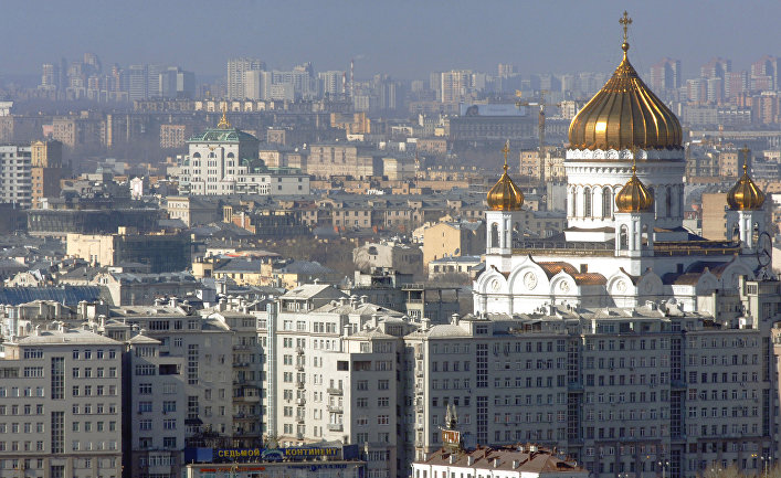 Вид на храм Христа Спасителя