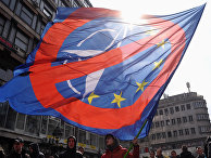 Митинг против НАТО в Белграде