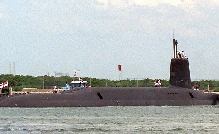 Британская атомная подводная лодка типа "Вэнгард"