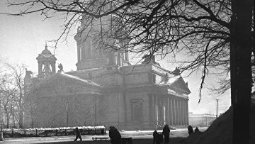 Ленинград в дни блокады в 1943 году