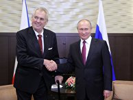 Владимир Путин и президент Чехии Милош Земан во время встречи. 21 ноября 2017 Владимир Путин и президент Чехии Милош Земан во время встречи. 21 ноября 2017