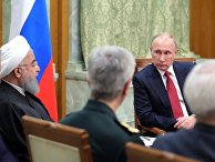 Встреча президента РФ В. Путина с президентом Ирана Х. Рухани Встреча президента РФ В. Путина с президентом Ирана Х. Рухани